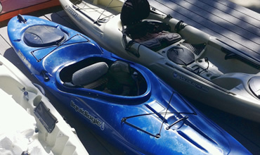 Image of kayaks